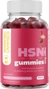 HSN gumik - Haj bőr és köröm gumik - Sugar Free Biotin Gumies 5000µg teljes vitaminkomplexum a haj növekedés, egészséges bőr, köröm szilárdsága - 60 Ct Strawberry & Cherry Flavor