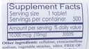 HealthyNatural Biotin 10 000 µg (500 tabletta) a haj növekedés, bőr, erős körmök, biotin 10 mg