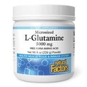 Természetes tényezők, Mikronizált L- Glutamin ital Mix 5000 mg, Támogatja az izmok és az immunfunkció, 8 Oz