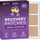 Recovery Patches 60 Pack - Wake Up Refreship & Energized a 100% Természetes összetevők Patch for Party - Skin- Friendly & Waterproof - Apply Before Inving - Enhanced Morning Formula