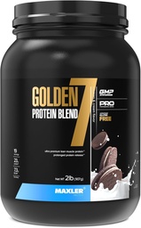 Maxler Golden 7 fehérjekeverék - Fehérje por az izmokra Gain & Recovery - Sütik és krém fehérje por 2 lb