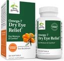 Terry Natural Omega-7 Dry Eye Relief - 60 Softgels - Eye Moisture & Comfort - Non-GMO, Gluten Free - 60 Servings