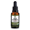 Organic Black Seed Oil - USDA Certified Cold Pressed Glass Bottle Over 1,5% Thymokinone 3X strength Turkey Black Cumin Nigella Sativa non-GMO 100% Pure Blackseed Oil (1oz Glass Dropper Bottle)