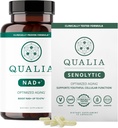 Qualia Life Sciences Bundle Qualia NAD + & Qualia Senolyticus, klinikailag tesztelt kiegészítés, Can boost NAD +, öregedés kiegészítés