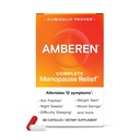 Amberen Menopause Supplement für Frauen, 120 Kapseln, Klinisch bewiesen, hilft Hormon Balance zu unterstützen, Hilft Relieve 12 Menopause Symptome: Hot Flashes, Nachtschwärmer, Mood Swings und mehr
