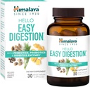 Himalaya Hello Easy Digestion, Emésztő Enzimek 2 milliárd CFU probiotikumok és prebiotikumok, Plus 100 mg gyógynövény emésztő támogatás gyömbér, Édeskömény & Triphala, 30 vegetáriánus kapszula