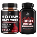 Bundle of Horny Goat Weed for Male Enhancement - Extra Strength Horny Goat Weed for Men and Extra Strength Tesztoszteron Booster for Men - Natural Tesztoszteron Supplement