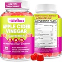 Appetite Supplicant Supplement 124; Supports GLP-1 Functional 124; Apple Cider Vintage Gumies with Green Tea Extract, Probitic for Fat Burner, Detox Cleanse, Metabolizmus, Energy & Digestive Health, 60 Gumies