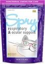 A Clover Spry Napi légzőszervi és ocular Support Soft Chews macskáknak, L- Lysine, Superfoods, és Prebiotics egy erős immunrendszer, 2.1 oz. (60 szám)