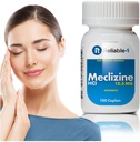 Reliable- 1 Laboratories Meclizine HCL 12, 5 mg Caplets - A hányinger, hányás és szédülés megelőzése, amit a mozgásszervi betegség okozott (100 kapszula, 1 üveg)
