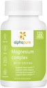 Magnézium Komplex zöldséggel, Magnézium Glicinate, Magnézium Gluconate, és Magnézium Malate Aproval 250 mg Elemental Magnézium Per Serving, Harmadik fél tesztelt. Plusz öt zöld gazdag magnézium