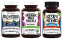 FarmHaven Magnézium Glicinate & Malate + Milk Thistle + Probiotikumokkal végzett emésztési enzimek