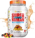 ALPHA Lion Superhuman Whey Protein Powder, Great Tasting Pure Whey Protein Isolate, Low Carb, Low Sugar, No Bloat Post Workout, Muscle Recovery & Growth (28 Servings, PB & Gains)