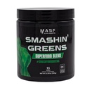 MASF kiegészítők Smashin 'Greens Superfood Organic Blend - 15 Servings - Fokozott energia, Immuntámogatás, Emésztési egészség szerves búzafű, Spirulina, Chlorella - NSF Certified