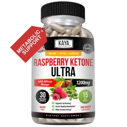 Kaya Naturals Keto Diet málna keton - Fogyás kiegészítés, Étvágyszabályozás, Fokozott anyagcsere - 30...