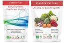 Vágási él kultúrák Prebio Plus Prebiotic fiber Powder Best Custom Blend of Organic Prebiotic Fibers Dietary Supplement 8 oz