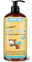 Wonder Paws Fish Oil for Dogs - Omega 3 kutyáknak Alaskan Salmon, Cod & Krill Oil - EPA DHA Fatty acids - Less Shedding & Itching - Skin, Joint, Immune & Heart Health - Liquid Supplement (32 Oz)