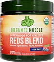 Organic Muscle Reds Promoted 124; Caffeine- Free Energy & Heart Support