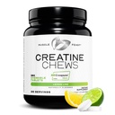Muscle Feast Creatine Monohidrát Rágótabletta - Vegán & Gluten- Free Creapure Creatine Chews for Men & Women - Finom citrus- Ízesített Creatine Tablets for Muscle Building - Lemon Lime, 360 Tabs
