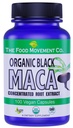 AZ ÉLELMISZER MOZGÁSA CO. Black Maca 500mg 60 kapszula - Organic, Non- GMO, Vegan, Gluten Free- Black Maca gyökérpótlás egész test wellness