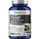NusaPure Olive Leaf 20% Oleuropein 50: 1 kivonat, 500 mg egyenértékű 25 000 mg Veg Caps alkalmas vegetáriánusok és vegánok, Non-GMO