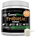 TummyWorks probiotikus por kutyák és macskák. Probiotikumok emésztési egészség, immuntámogatás, hasmenés, gáz, viszketés és szezonális allergia. A Digestive Enzymes & Prebiotics. Made in USA - 160 Scoops