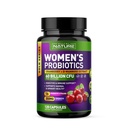 Probiotikumok nőknek - 60 milliárd CFU, 16 Strain, Cranberry, D- Mannose & Prebiotics - Supports Digestive, Immune, & Vaginal Health - Non-GMO, Dairy & Gluten- Free - 120 Veggie Capsules