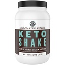 Keto étkezés csere Shakes, csokoládé, 2 £, alacsony széntartalmú keto fehérje shake mix, MCT por, fű Fed hidrolizált Collagen Peptides, Keto reggeli shake, 20g Fat, 14g fehérje, 1 Net Carb, Zero Sugar