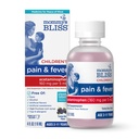 Anyuci 's Bliss Children' s Pain and Fever Reducer, Kids Acetaminophen, Dye Free, Delicious Mixed Berry Flavor, Ages 2 +, 4 Fluid Ounces