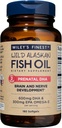 Wiley 's Finest Wild Alaskan Fish Oil Prenatal DHA - 900mg EPA és DHA Omega-3 s terhes nőknek és szoptató anyáknak - 180 Softgels (90 Prenatal Vitamin Servings)