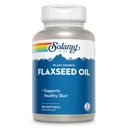 SOLARAY Flaxseed Oil 3000 mg Omega 3 6 9, Flax Seed Softgels for Skin Health, Triple Omega Supplement, Non-GMO, Gluten Free, Lab Verified - 60- Day Garance - 33 Servings, 100 Softgels
