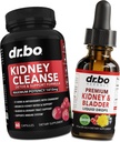 Vese Cleanse Detoxy Support Supplement & Bladder Health Drops - Organic Vese Bladder Supplements Drops & Tablets Juniper Berry Cleavers Dandelion Cranberry