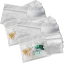 Pill Pouch Bags - (Pack of 400) 3 "x 2,75" - BPA- Free, Poli zacskó eldobható cipzáras zacskók zacskók, Napi AM PM Utazási Medicine Organizer Storage Pouches, Best Clear Reusable with Writeon Labels