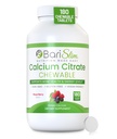 BariSlim BariIdary Calcium Citrate Magnéziummal és D-vitamin Tabs - 500 mg kalcium-citrát per szerving - Testtömeg-csökkenés utáni betegek számára formázva