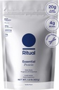 Ritual Prenatal Vegan Protein Powder: Coline to Support Prenatal, Postpartum, & Szoptatás, 20 g Organic Pea Protein Regeneratív Farmokból, Gluten Free, Plant Based, Sugar Free †, Vanilla, 1Lbs