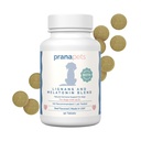 PranaPets Lignas & Melatonin Biotin Blend Natural Aids a Cushing tüneteinek enyhítésében kutyákban Több mint 25 LB 124; Promote Egészséges egyensúly & Teljes Well- Being