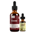 Aktive Iodine + iAbsorb - Nascent Iodine Drops - Flüssige Lieferung für bessere Absorption - Cofaktoren für bessere Lieferung - Unterstützt gesunde Energie, Vitalität & Iodine Levels