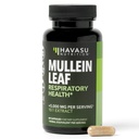 Mullein Leveles kapszula légzőszervi egészséghez - 5000mg kivonat 10: 1 tüdő támogatás és immunfunkció - 60 Count - Vegan, Non-GMO kapszula - gyógynövény kiegészítés napi wellness - 2 hónap ellátás