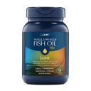 GNC Triple Strength Fish Oil Plus Joint Omega 3, 1000mg EPA és DHA, Heart Health, Plus Fast 5 Day Comfort, Brain, Skin, and Eye, Antioxidants and Botanical Extracts, Control Fish Burps, 30 Servings