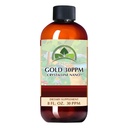Organa Tiszta Crystallin Folyékony arany kiegészítés - 30 PPM - kolloid ásványi anyagok 8 Ounce