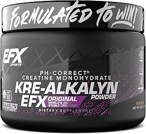 EFX Sports Kre- Alkalyn EFX Promote 124; pH-érték Helyes kreatin-monohidrát