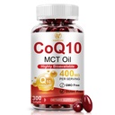 CoQ10 400mg Per Serving, 300 Softgels Extra Strength with MCT Oil