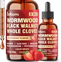 Satoomi 8in1 Wormwood folyékony cseppek fekete dió, egész szegfű és 5 More - 60ml 60 napos ellátás