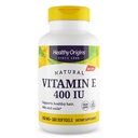 Egészséges eredet E-vitamin 400 NE (természetes, nem-GMO, glutén mentes, bőr támogatás, szív- és érrendszeri támogatás), 180 Softgels