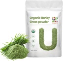 UNLEASH 'D Organic Barley Grass Powder 1 Pound 100% Tiszta & Organic, Superfood Greens Rich in Vitamins, Ásványok, Fibers and Antioxidants