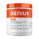 A Zseniális Brand Genius Pre - Clean Pre- Workout Powder for Energy, Focus & Fitness Support - Nincs Mesterséges aroma, tartósítószerek, vagy Proprietary Keverék - Non-GMO - 20 Servings - Kék málna