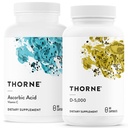 THORNE - Immune & Wellness Support Bundle - Aszorbinsav & D- 5000 - Antioxidáns & Immunfunkció - 60 szerváció