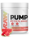 RAW-Pumpe Stim Free Pre Workout (Watermelon) - Nicht-Stimulant Pre Workout Ergänzung Pulver Nitric Oxide Booster - Pre Workout Ergänzungen Trinken für während des Trainings - 40 Portionen