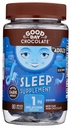 Jó nap sötét csokoládé melatonin felnőttek [80 gróf] - Fair Trade Non-GMO Sötét Milk csokoládé kamilla és Melatonin 1 mg - Felnőtt melatonin, Felnőtt természetes alvási támogatás kiegészítése