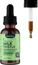 Animal Essentials Milk Thistle for Dogs & Cats - Máj-egészségügyi támogatás, Gyógynövény kivonat, Májkezelés kiegészítés, Szerves folyékony cseppek - 1 FL Oz